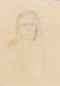 Bust of a Woman from the Front (Erinyes) by Gustav Klimt